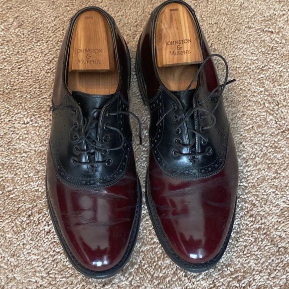 Johnston & Murphy Other - Johnston & Murphy Cordovan and Black Oxfords